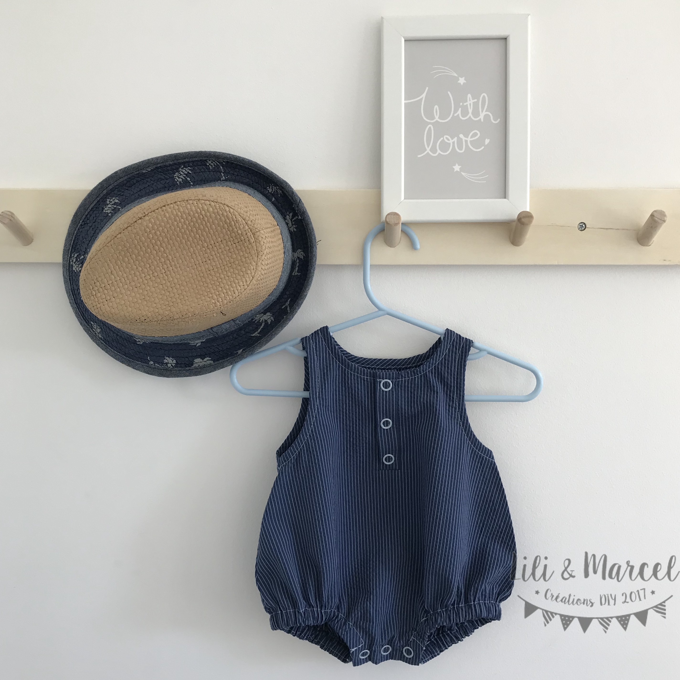 Kit couture barboteuse bébé Sydney